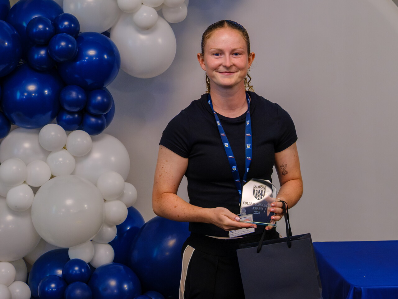 Premier League Inspires Colleague's choice award winner Liv Rabjohn