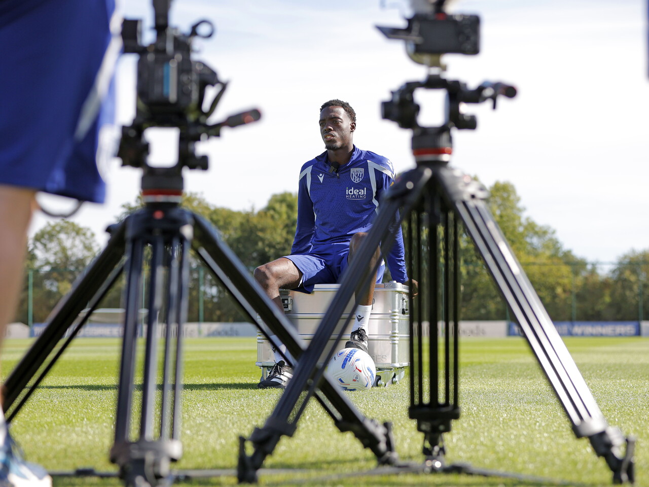 Rabby Nzingoula conducts his first interview