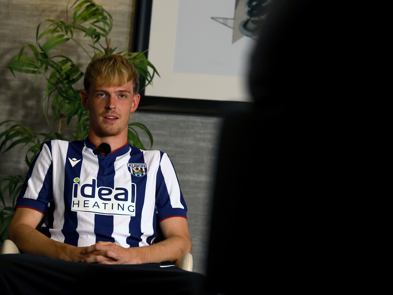 Toby Collyer conducts his interview