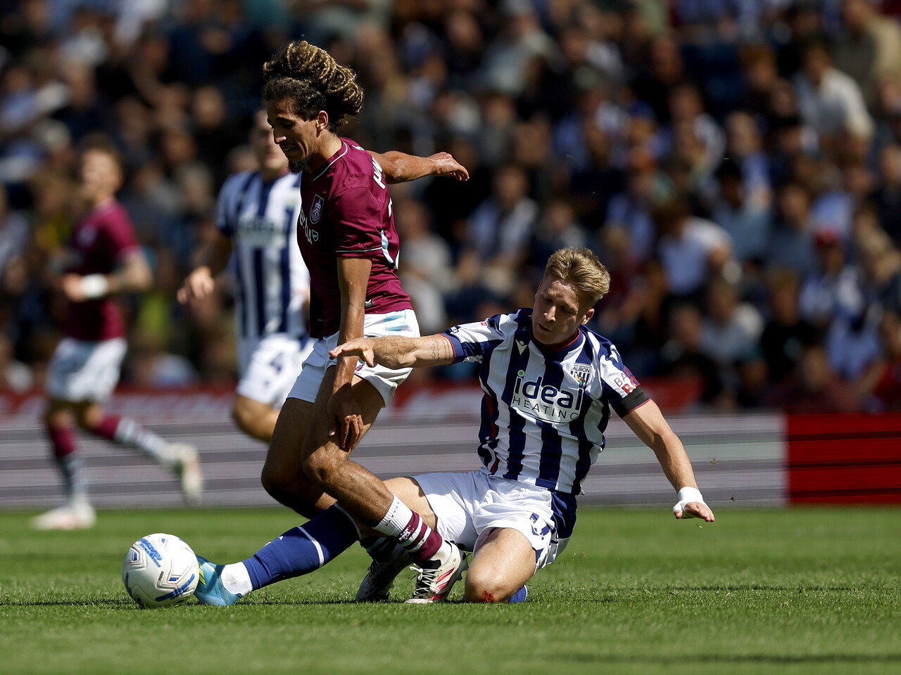Jimmy-Jay Morgan tackles Hannibal of Burnley