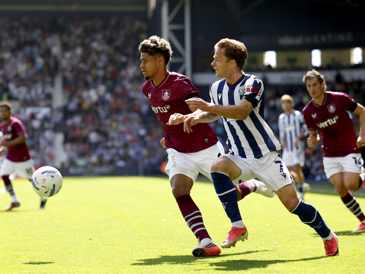 Felix Horn Myhre against Burnley