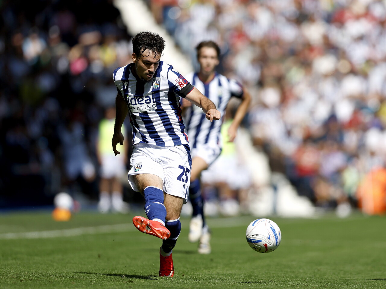 Nolan Galves on the ball against Burnley