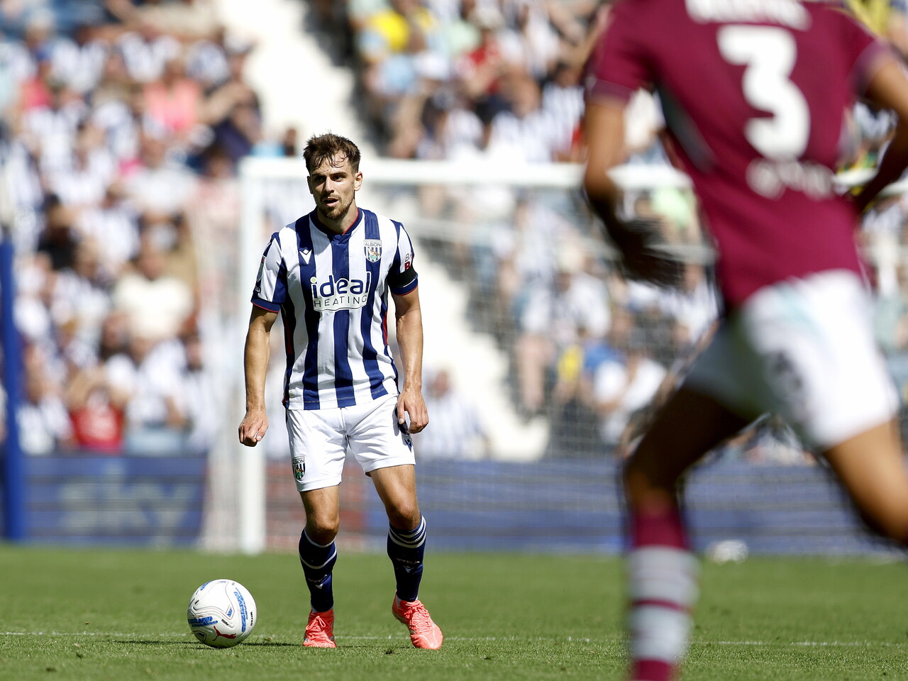 Jayson Molumby on the ball against Burnley