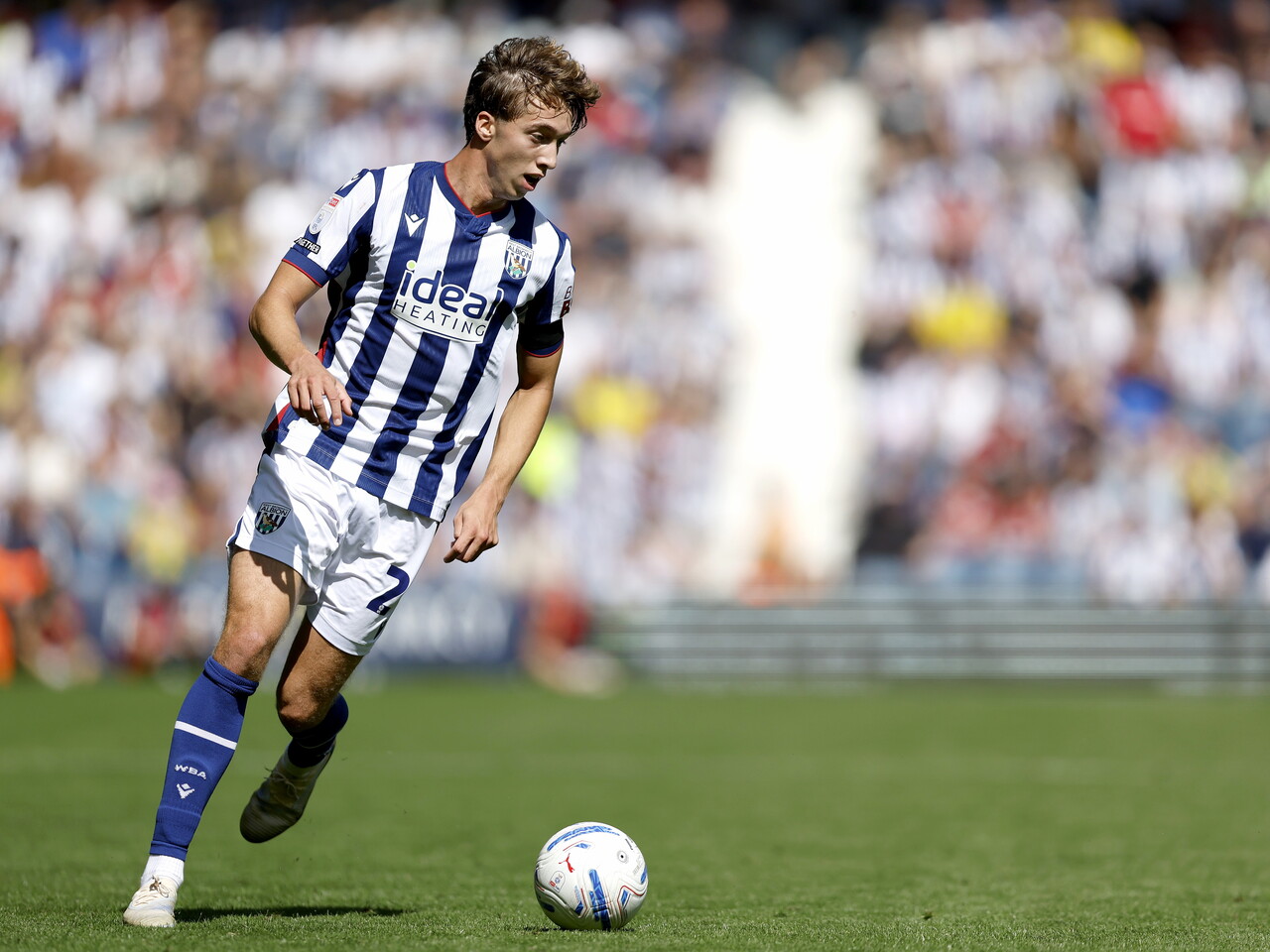 Isaac Price on the ball against Burnley