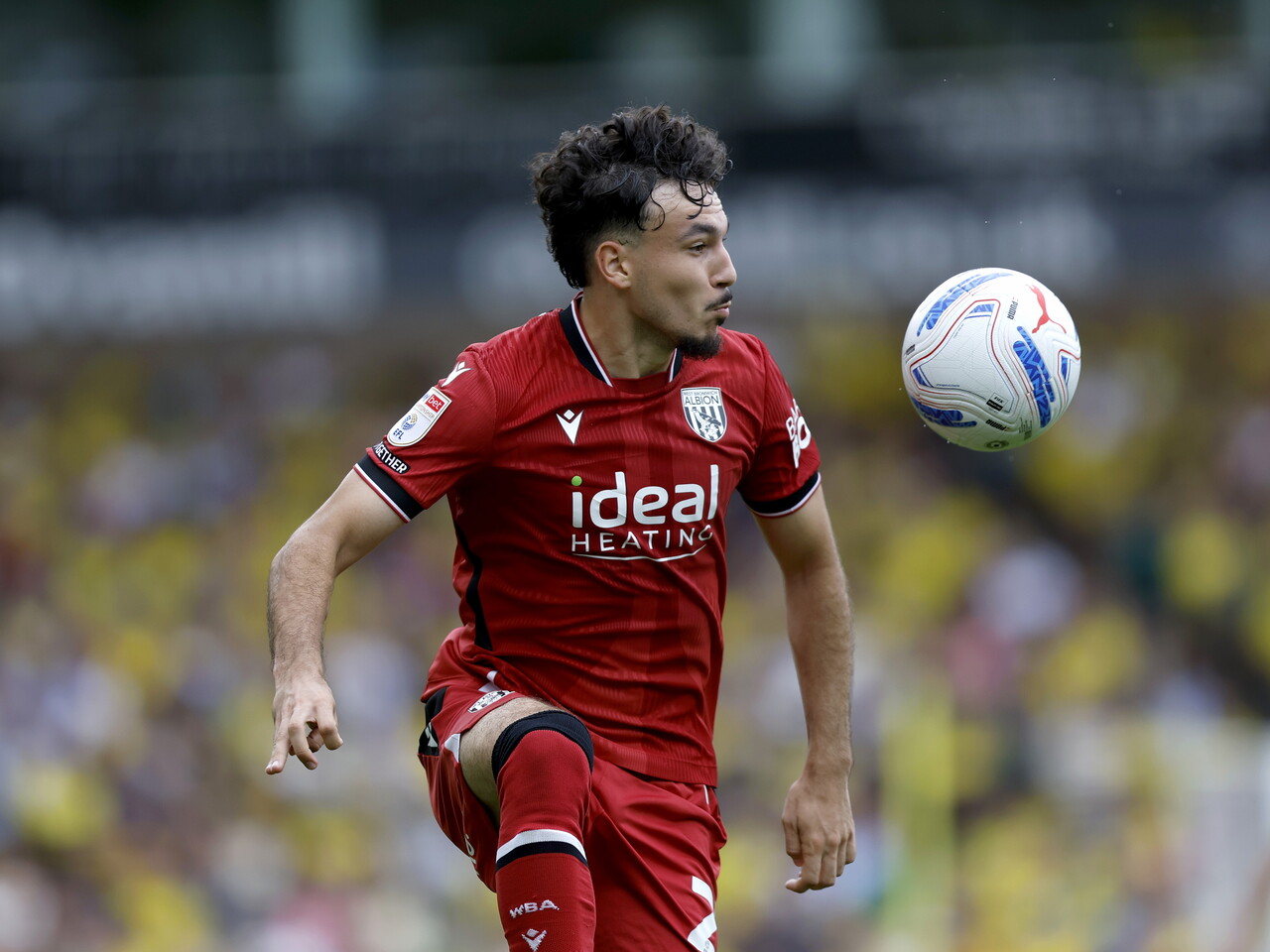 Nolan Galves on the ball against Norwich