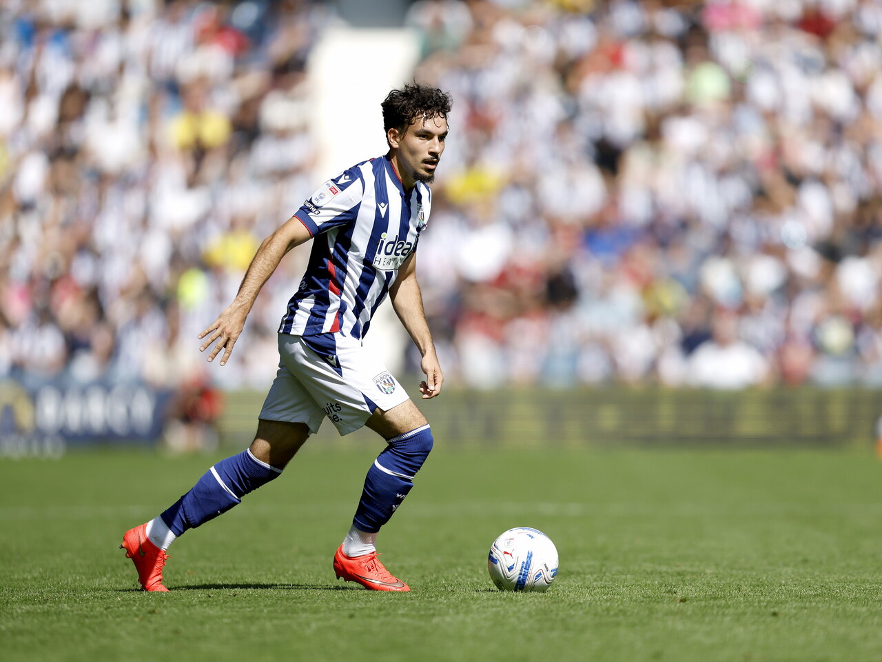 Nolan Galves on the ball against Burnley