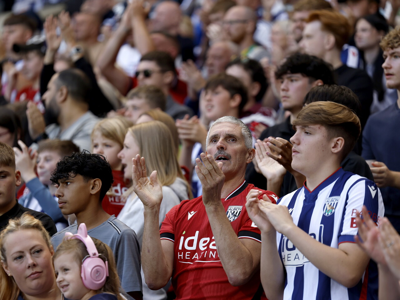 Albion fans celebrate 