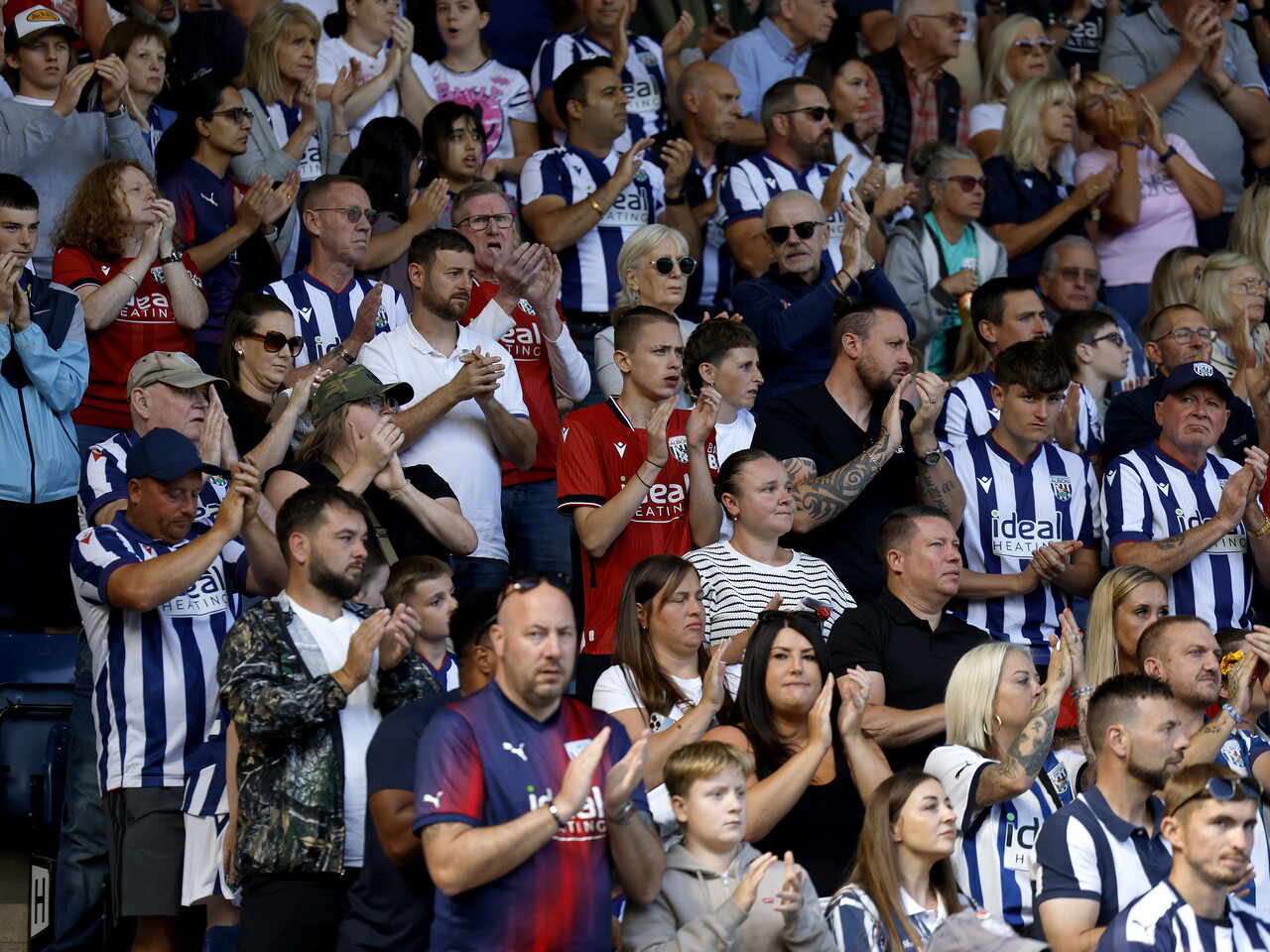 Albion fans celebrate 