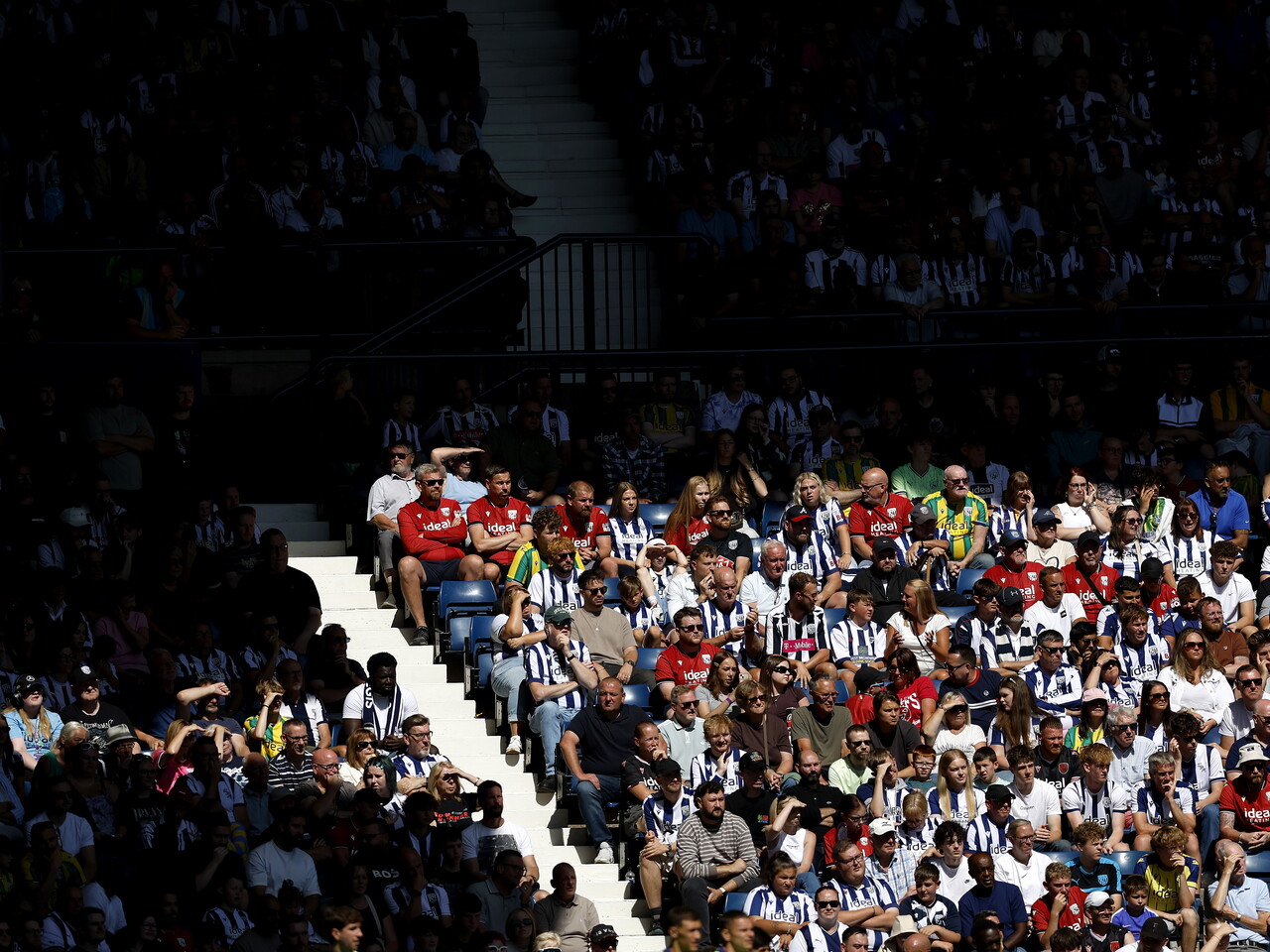 Albion fans celebrate 