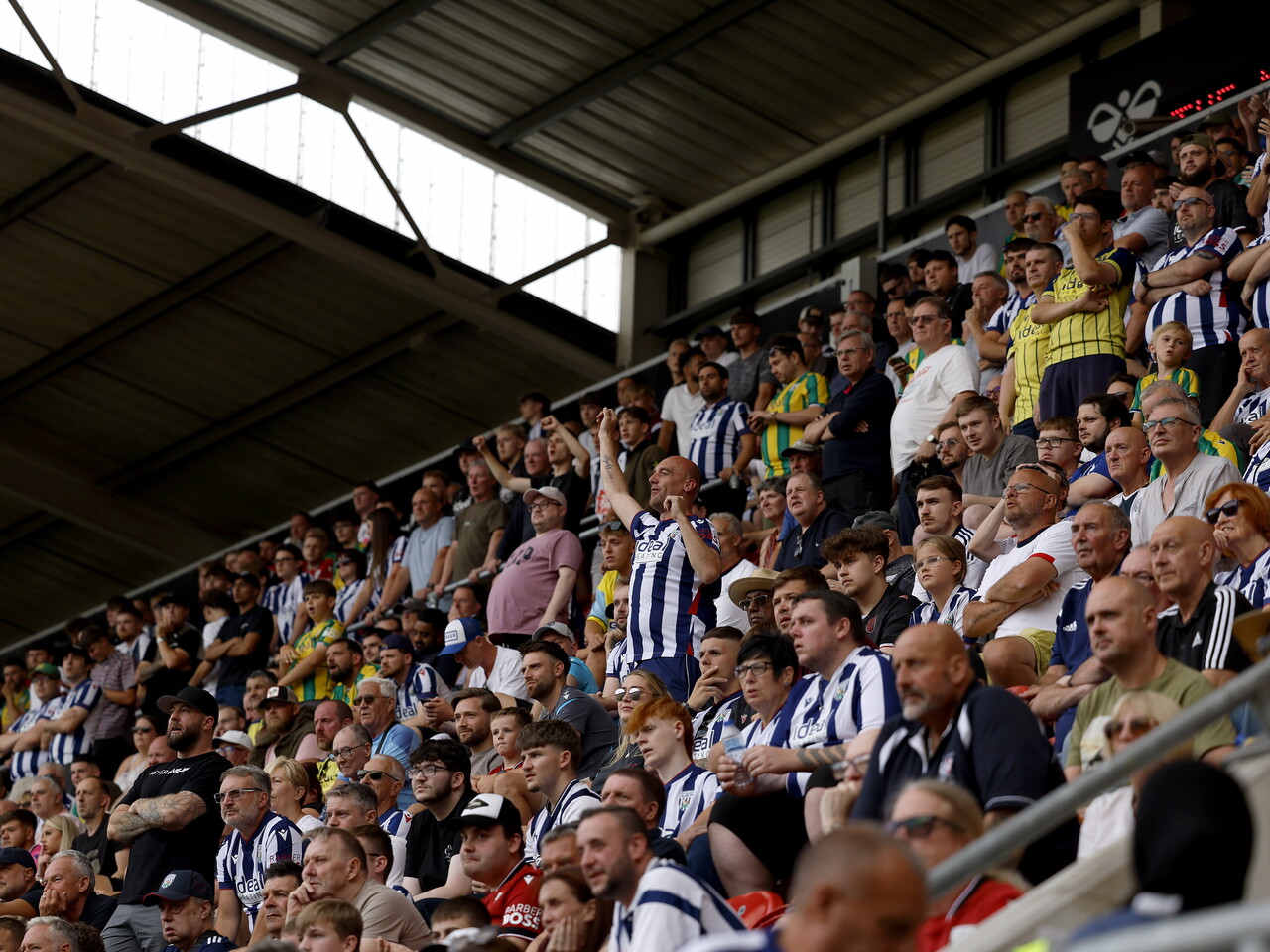 The Albion fans.