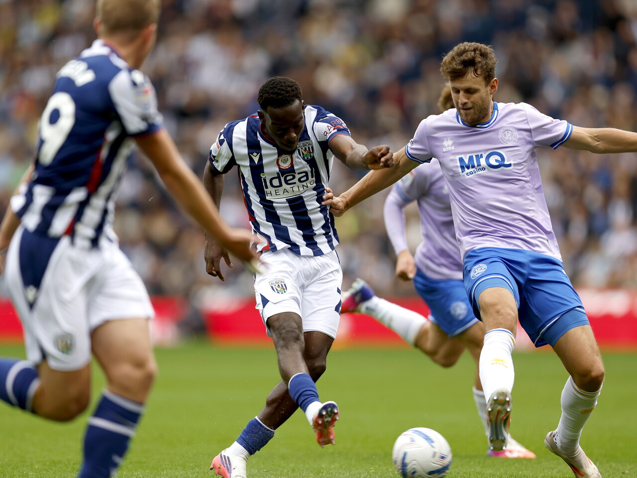 Rabby Nzingoula on the ball against QPR