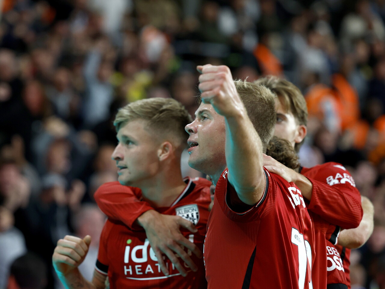 Aune Heggebo celebrates his goal against Derby