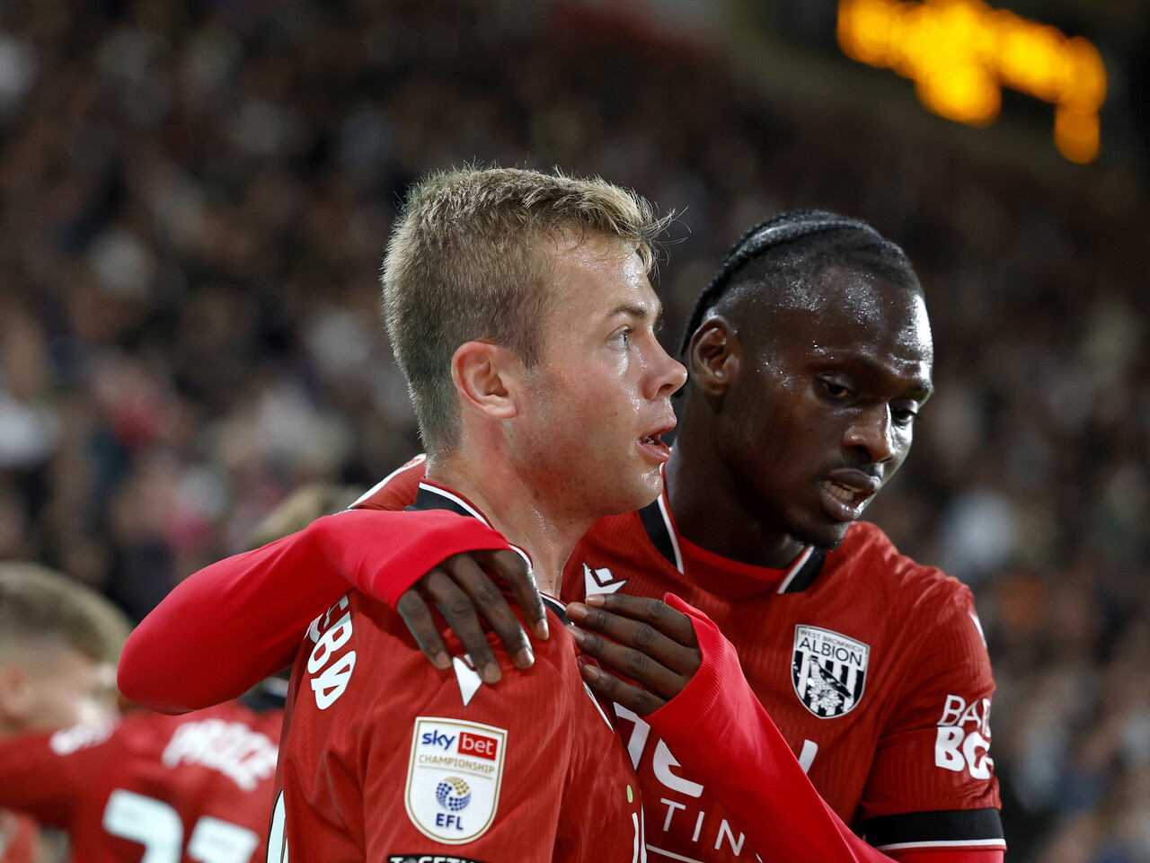 Aune Heggebo celebrates his goal against Derby