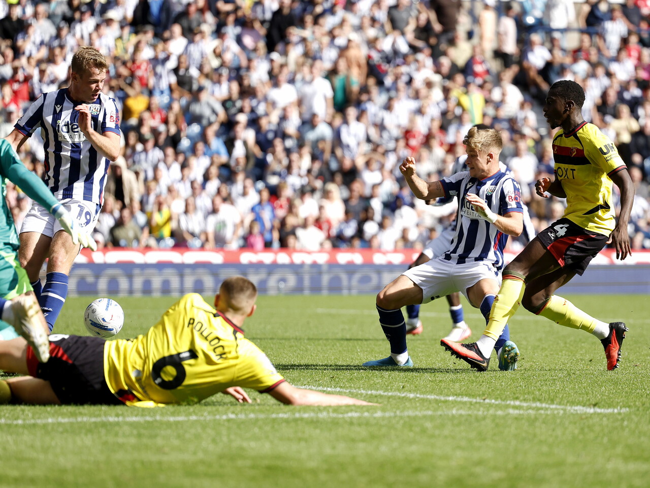 JJ Morgan scores against Watford