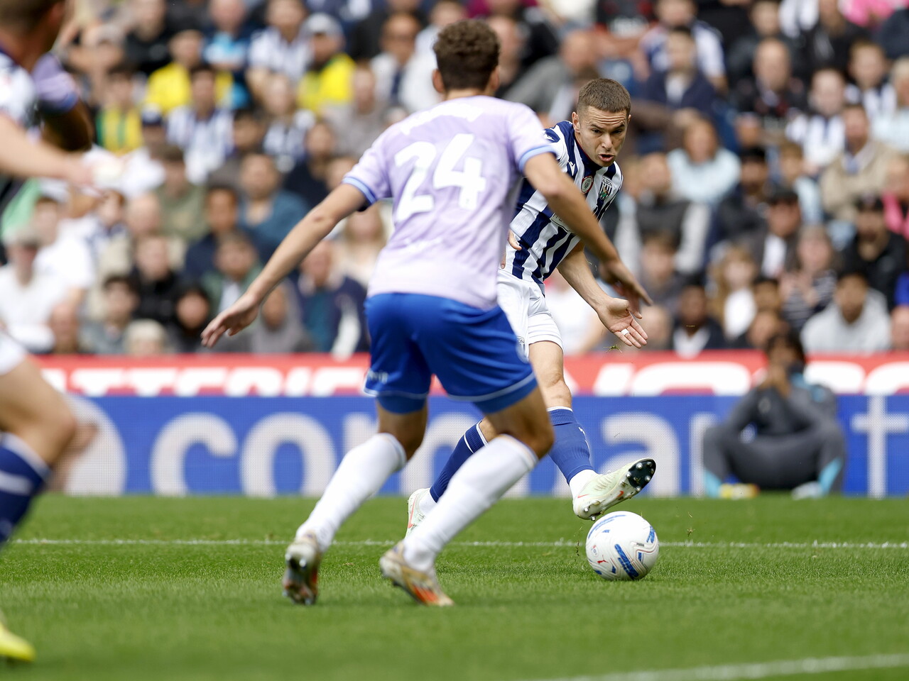 Conor Townsend on the ball against QPR