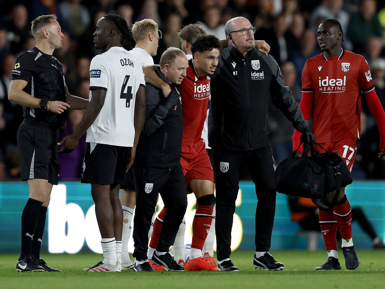Nolan Galves is subbed off through injury
