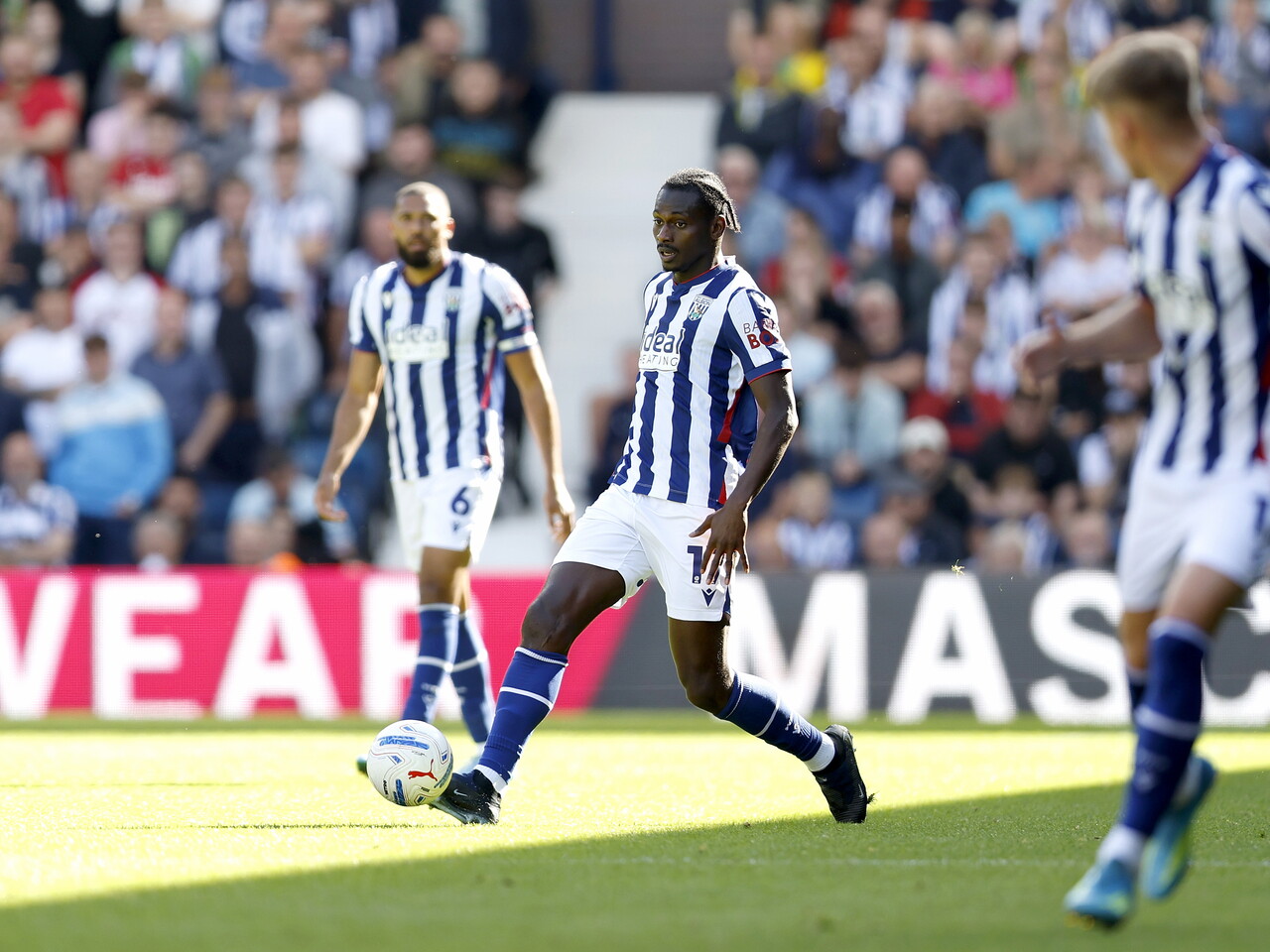 Ousmane Diakite on the ball against Watford