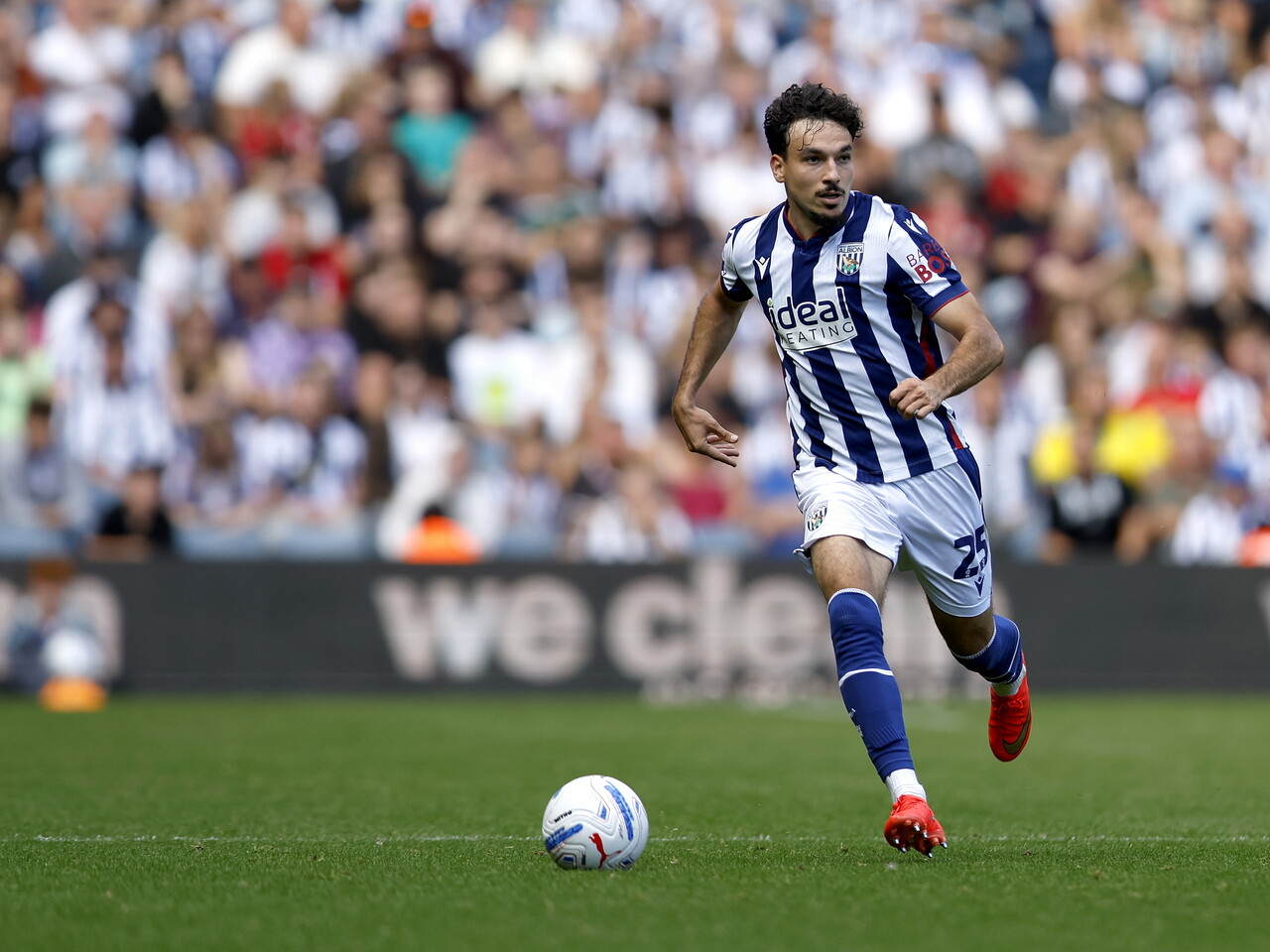 Nolan Galves on the ball against Watford