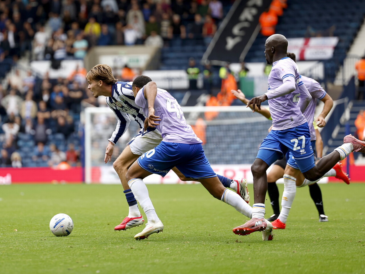 Isaac Price on the ball against QPR