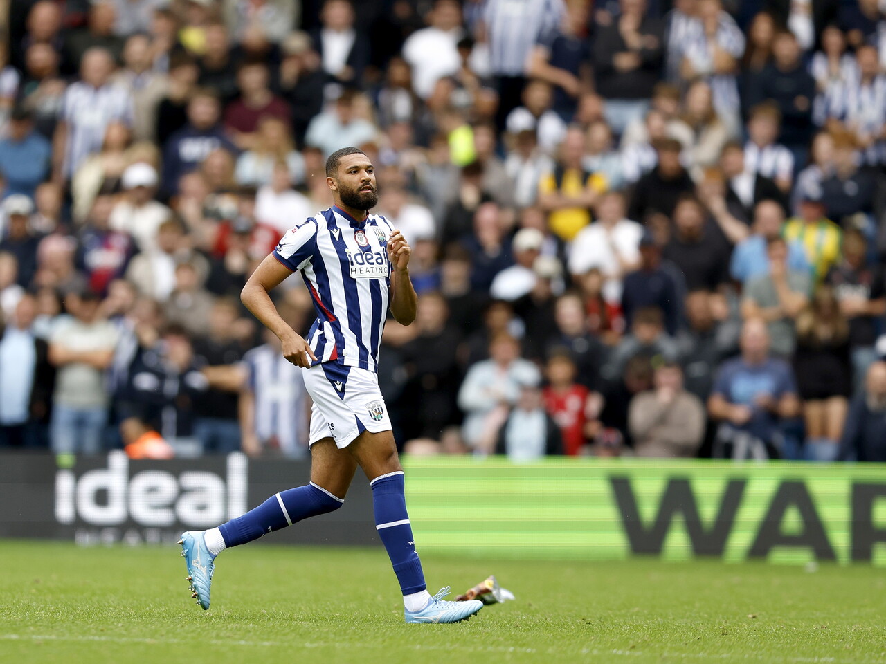 George Campbell on the ball against QPR