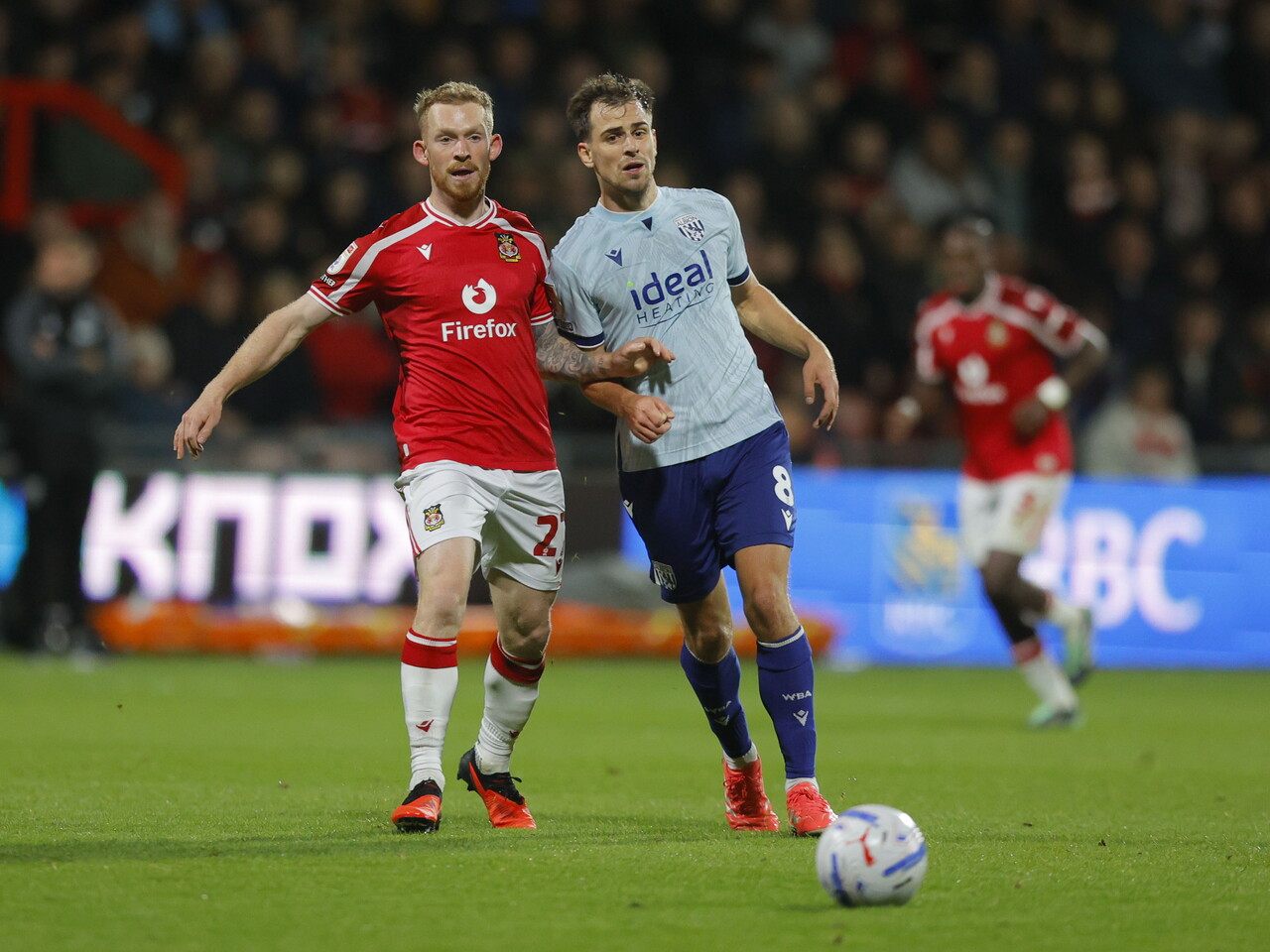 Jayson Molumby against Wrexham
