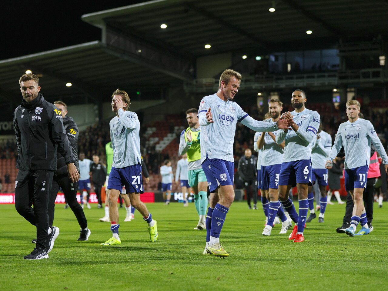 Aune Heggebo celebrates at full-time