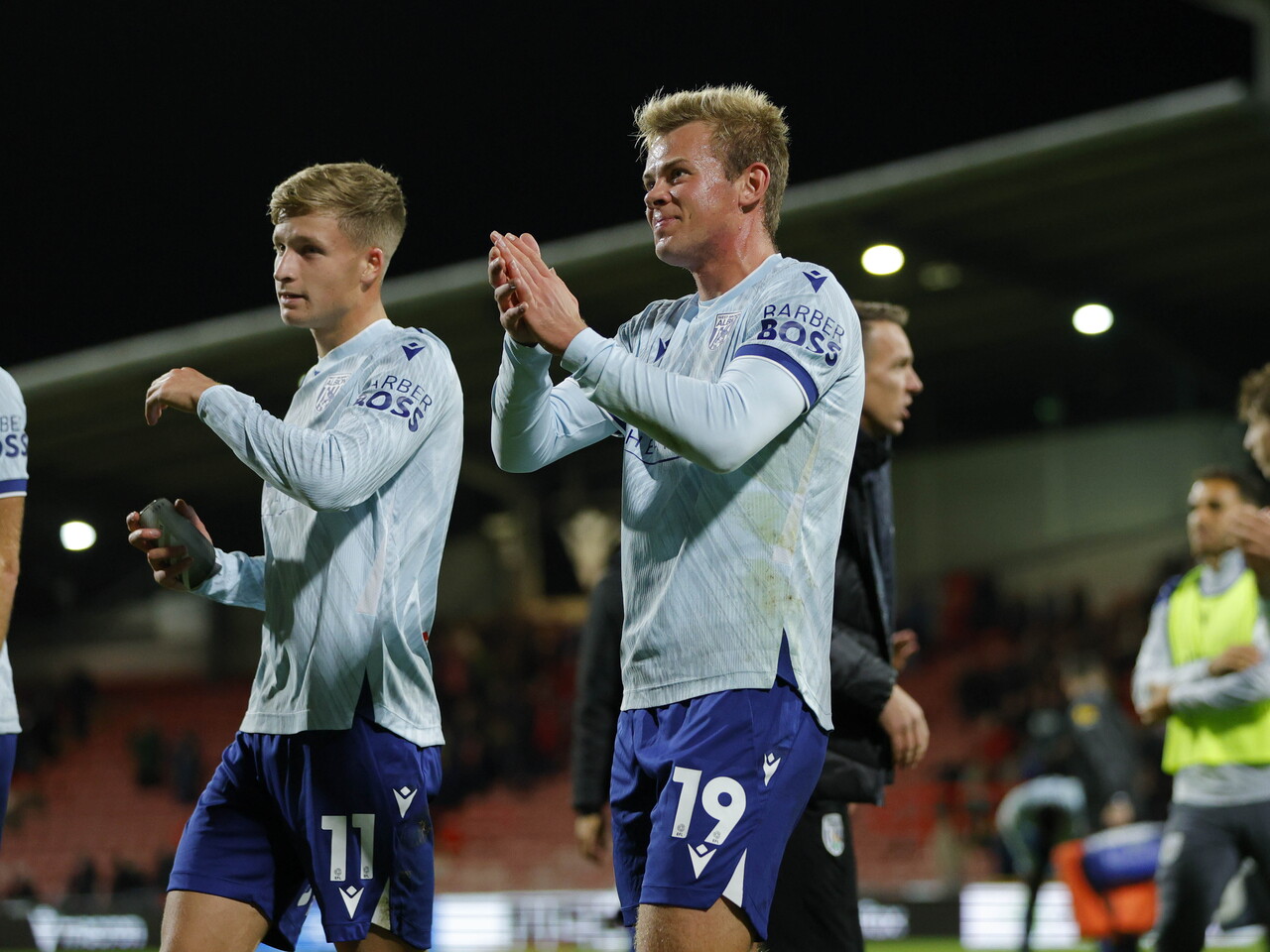 Aune Heggebo celebrates at full-time