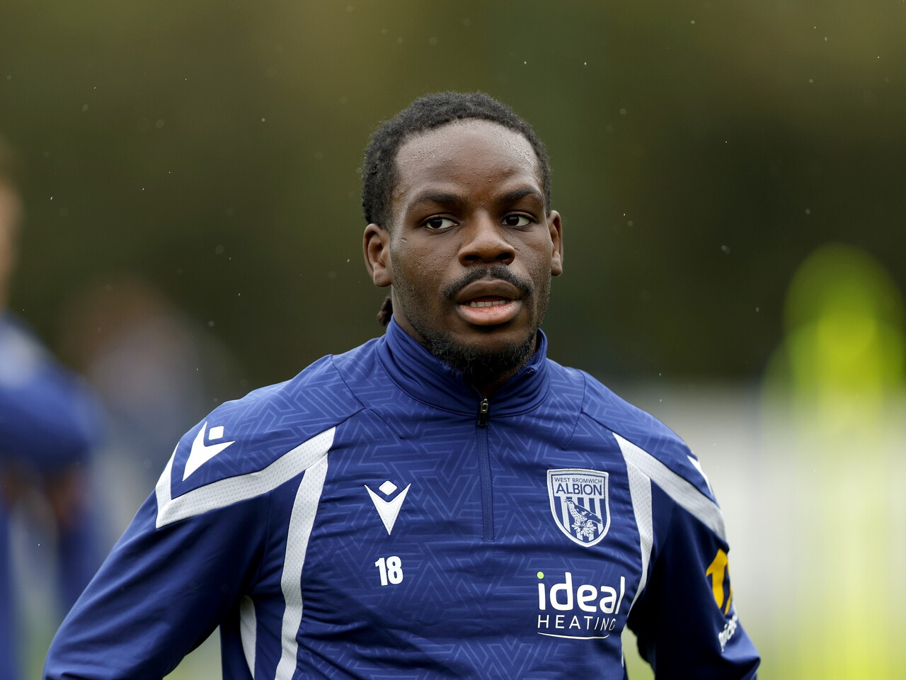 Brayann Pereira during a training session