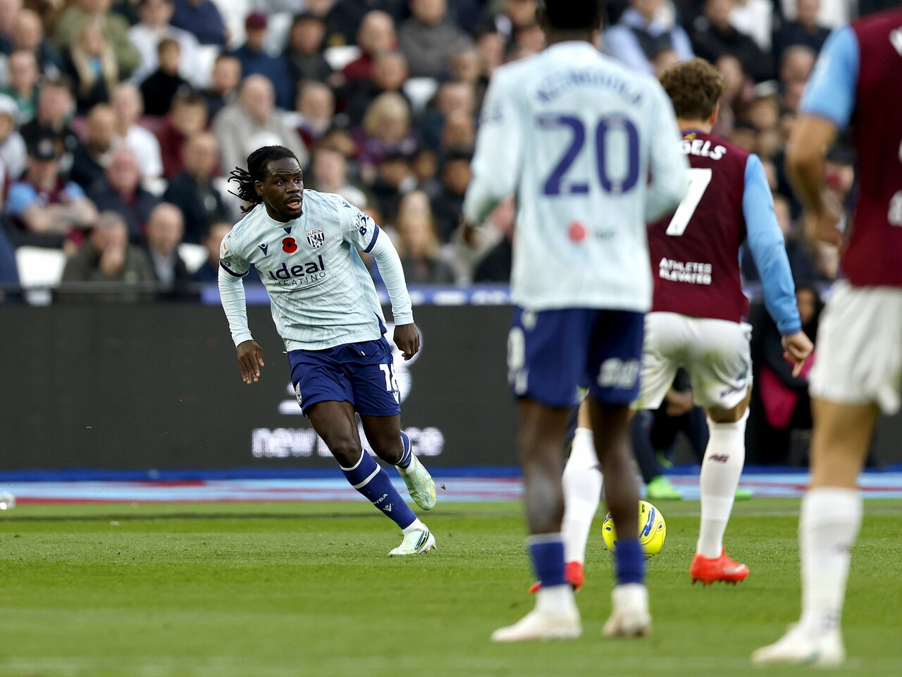 Brayann Pereira against West Ham