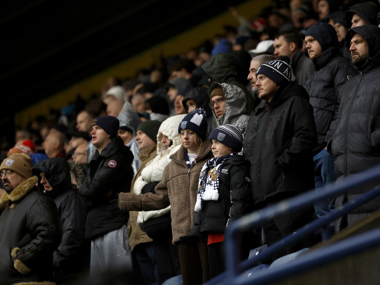 Albion fans at Deepdale