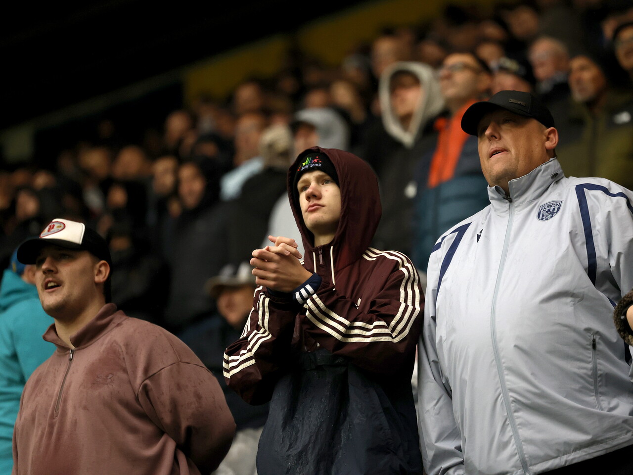 Albion fans at Deepdale