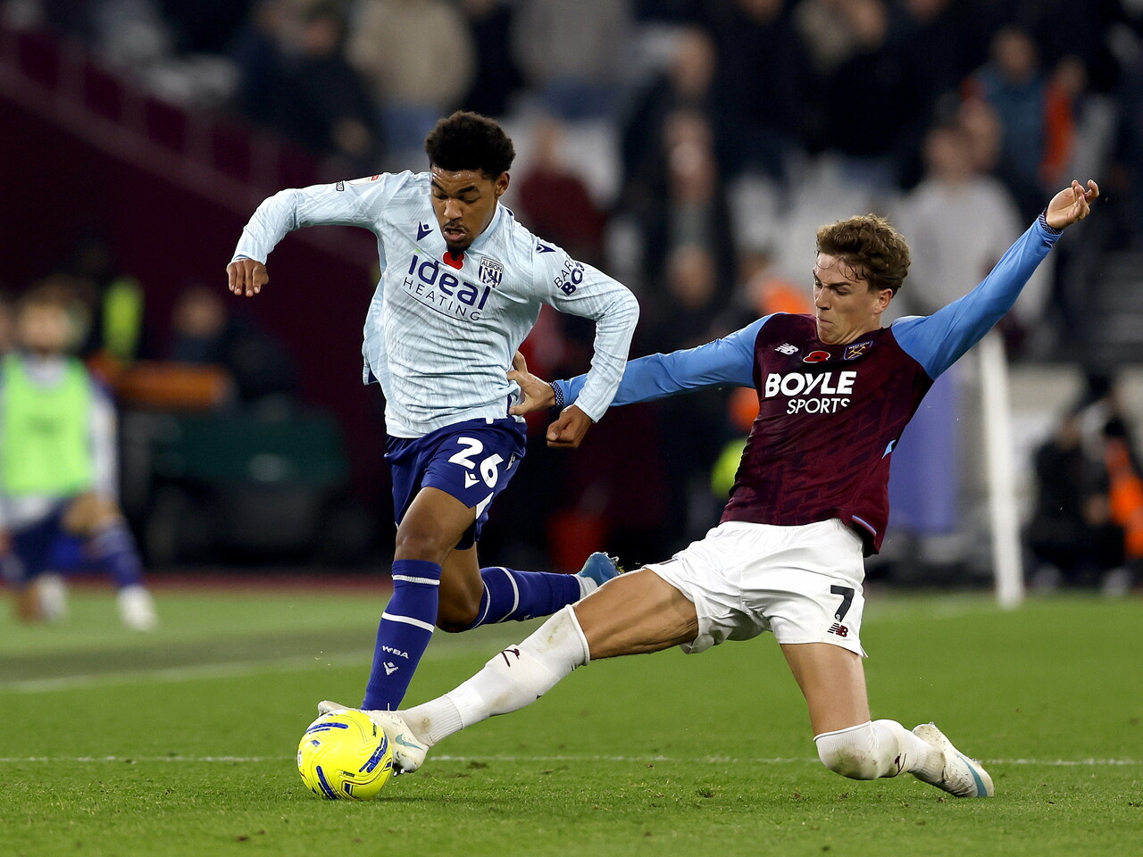 Kareem Tunde against West Ham