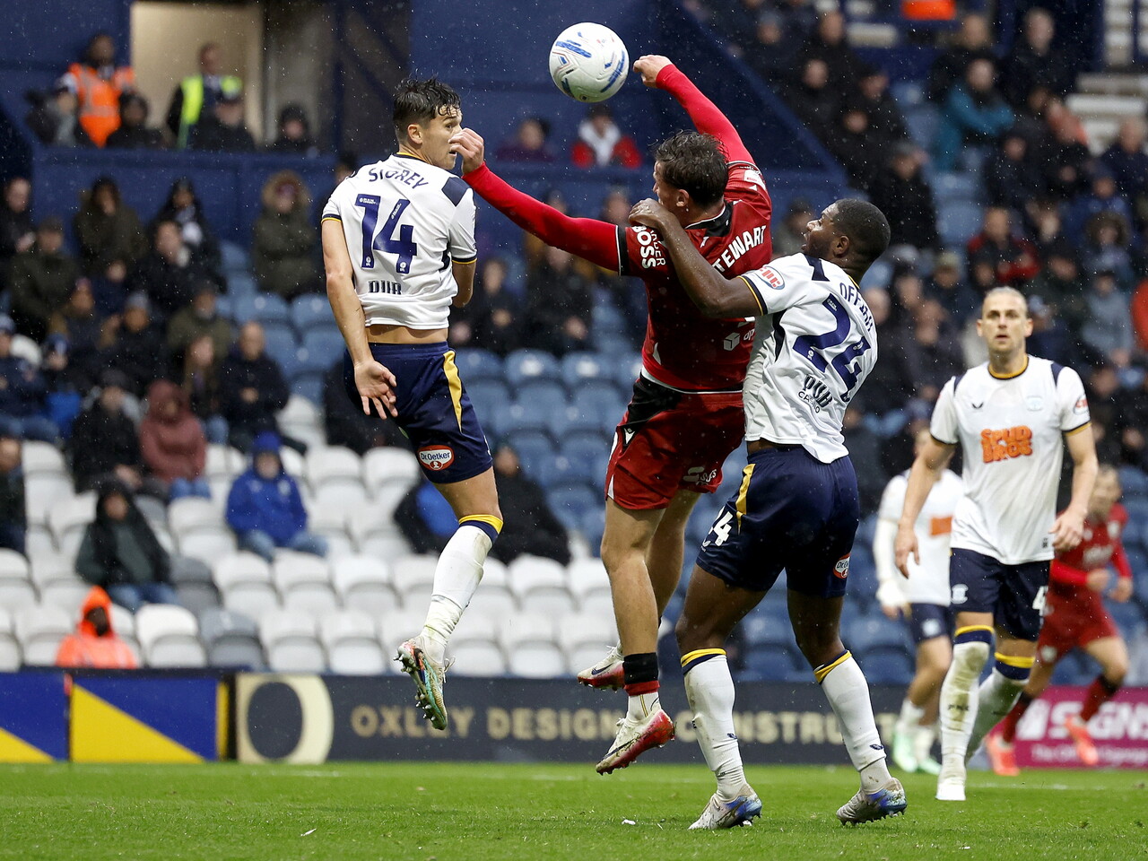 Barney Stewart against Preston