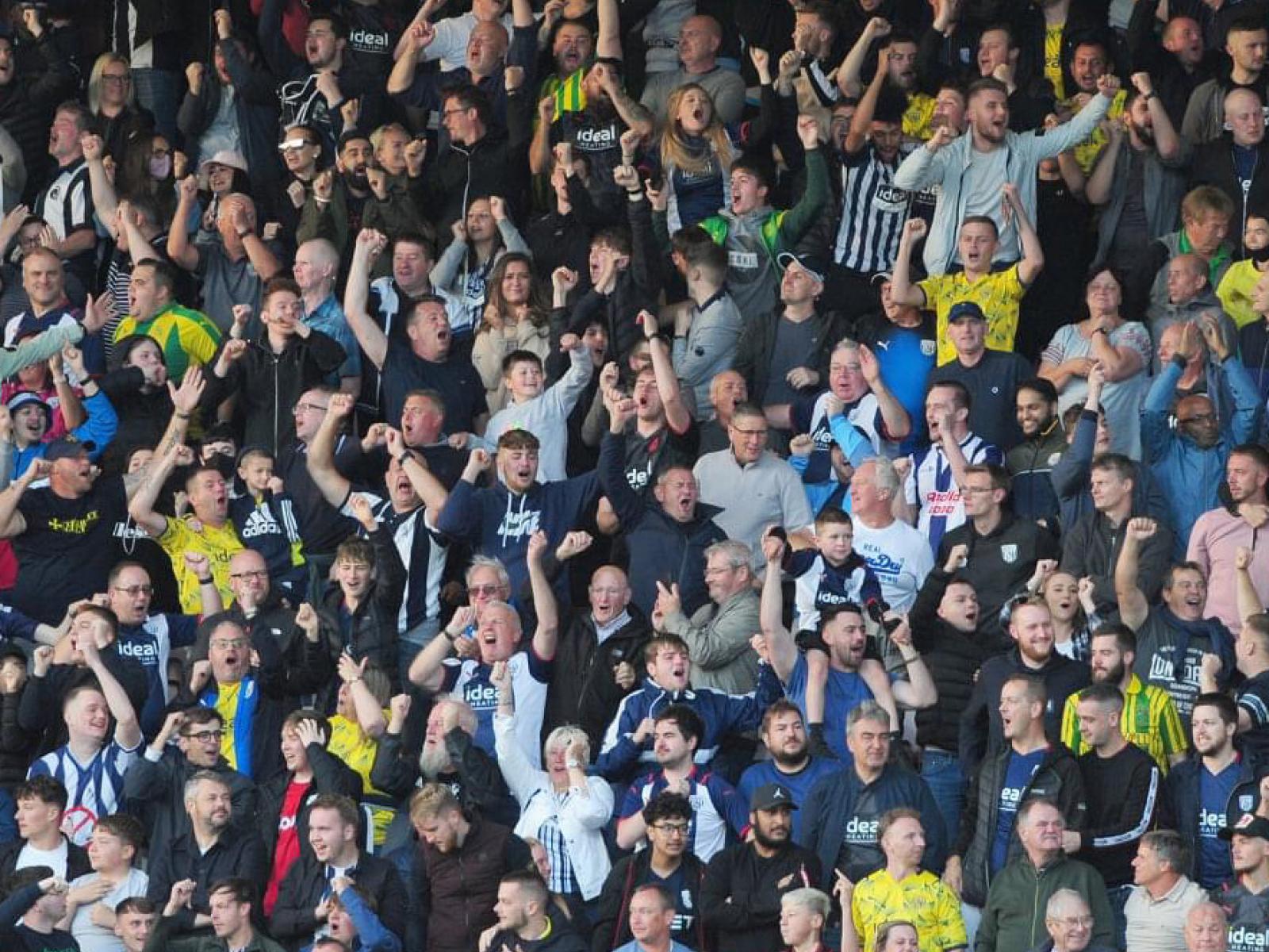 Gallery Baggies fans at Bournemouth West Bromwich Albion