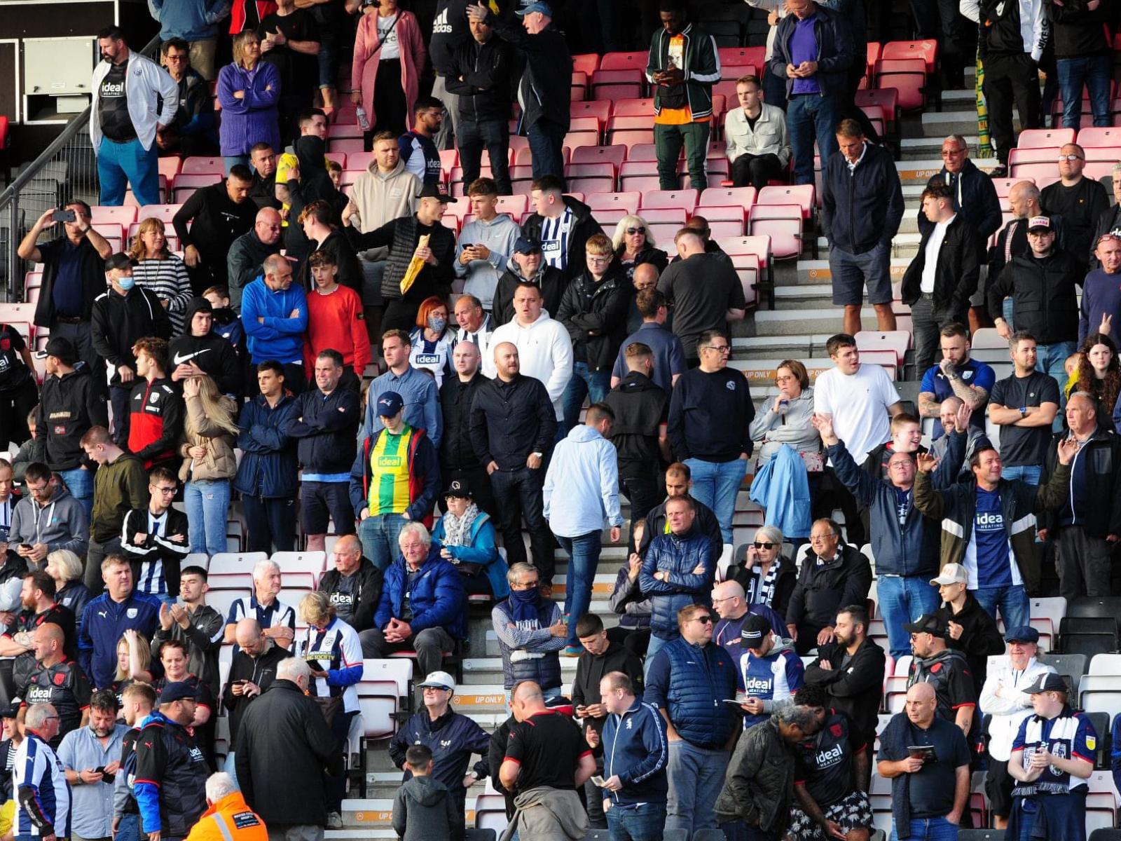 Gallery Baggies fans at Bournemouth West Bromwich Albion