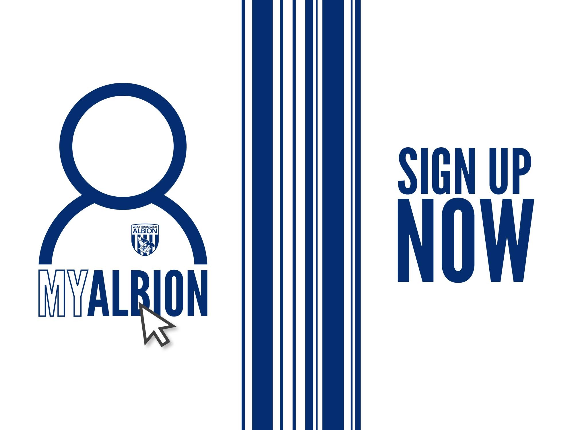 My Albion Single Sign On Accounts | West Bromwich Albion