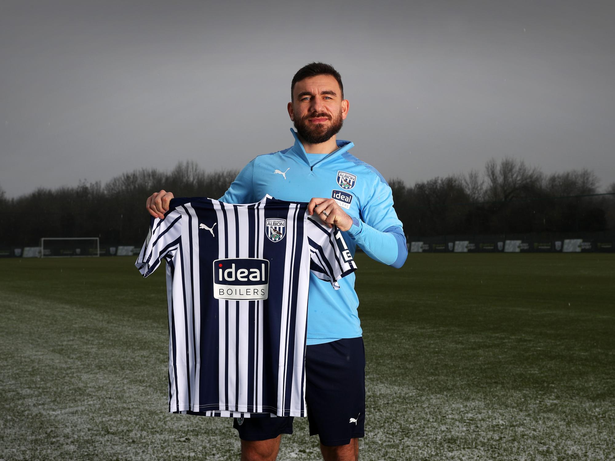 Robert Snodgrass in profile West Bromwich Albion