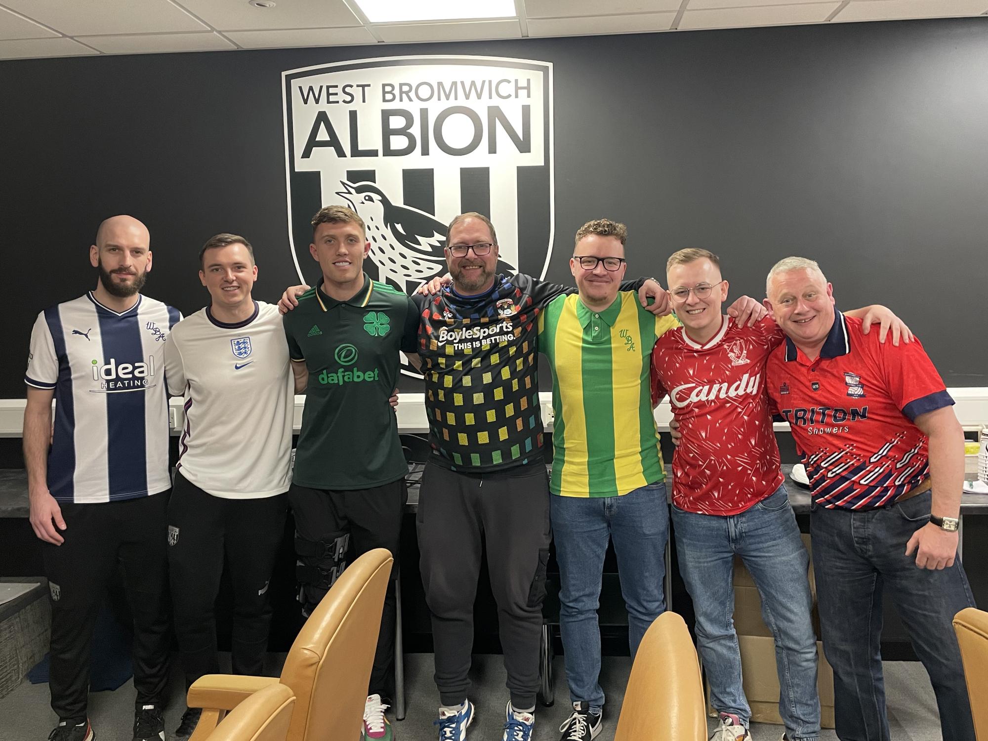 Albion join with local media to support Football Shirt Friday West