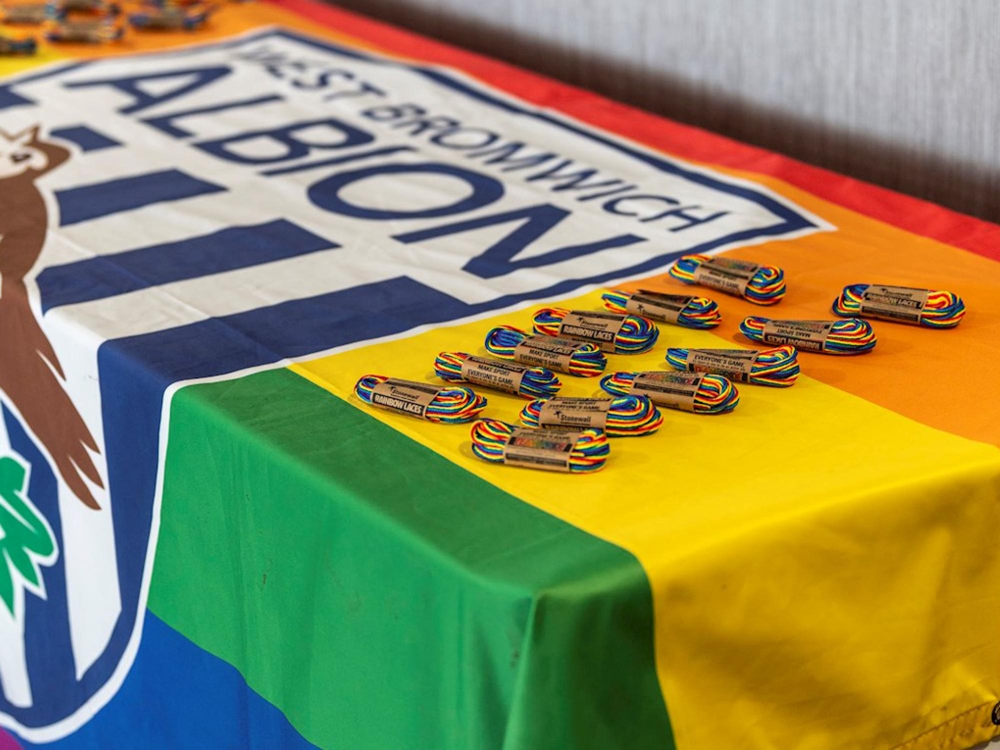 Get ready for Rainbow Laces day on Sunday West Bromwich Albion