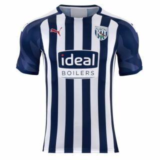 The blue and white