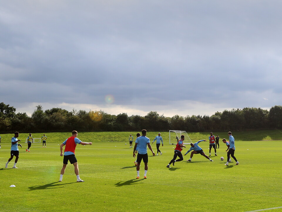 Albion players in training 1