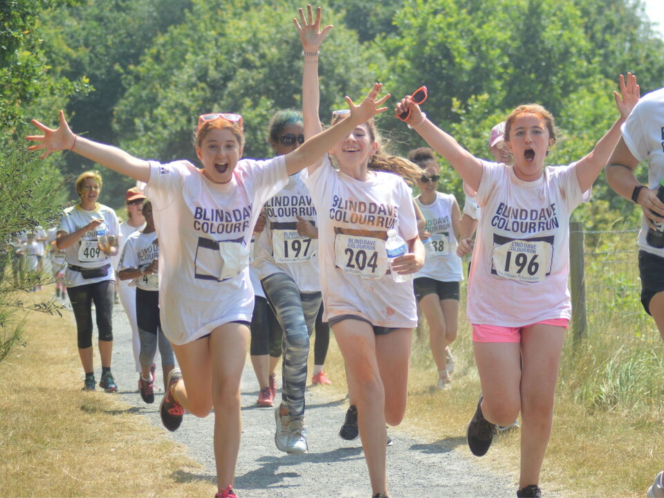 Blind Dave Colour Run 2018