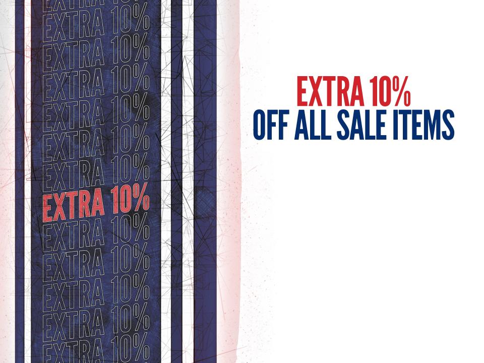 Extra 10% off Sale Items