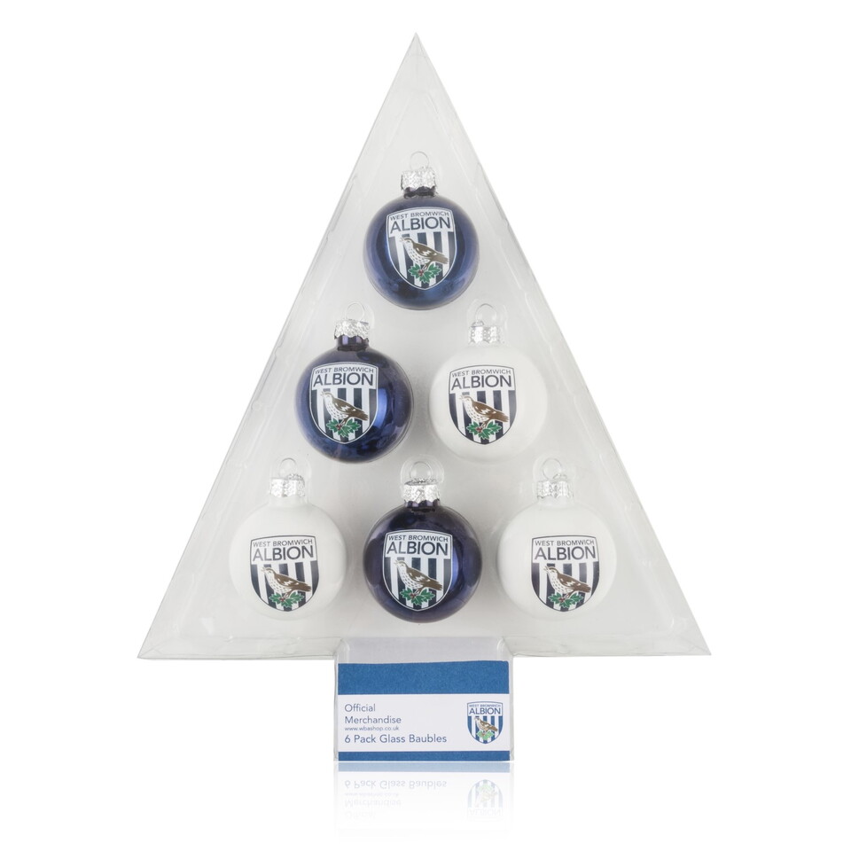 6 pack of baubles