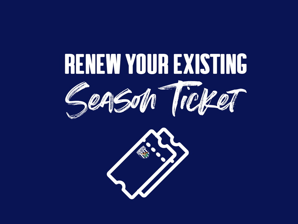 Renew your season ticket