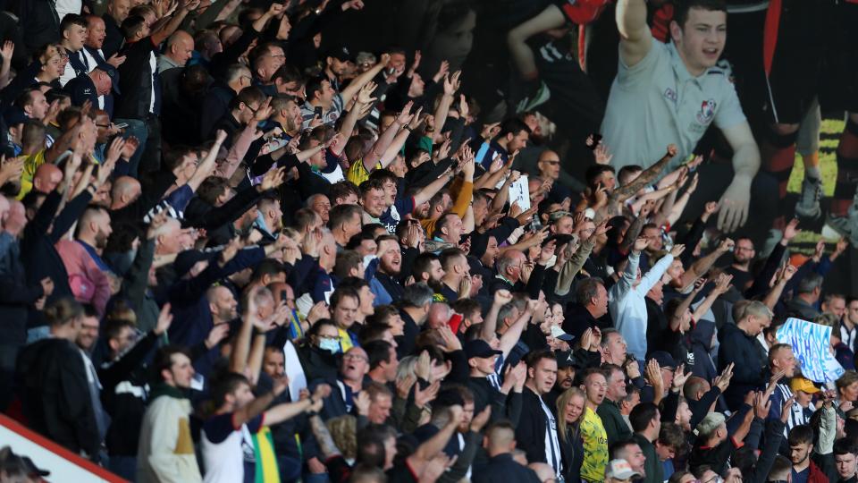 Albion fans at Bournemouth