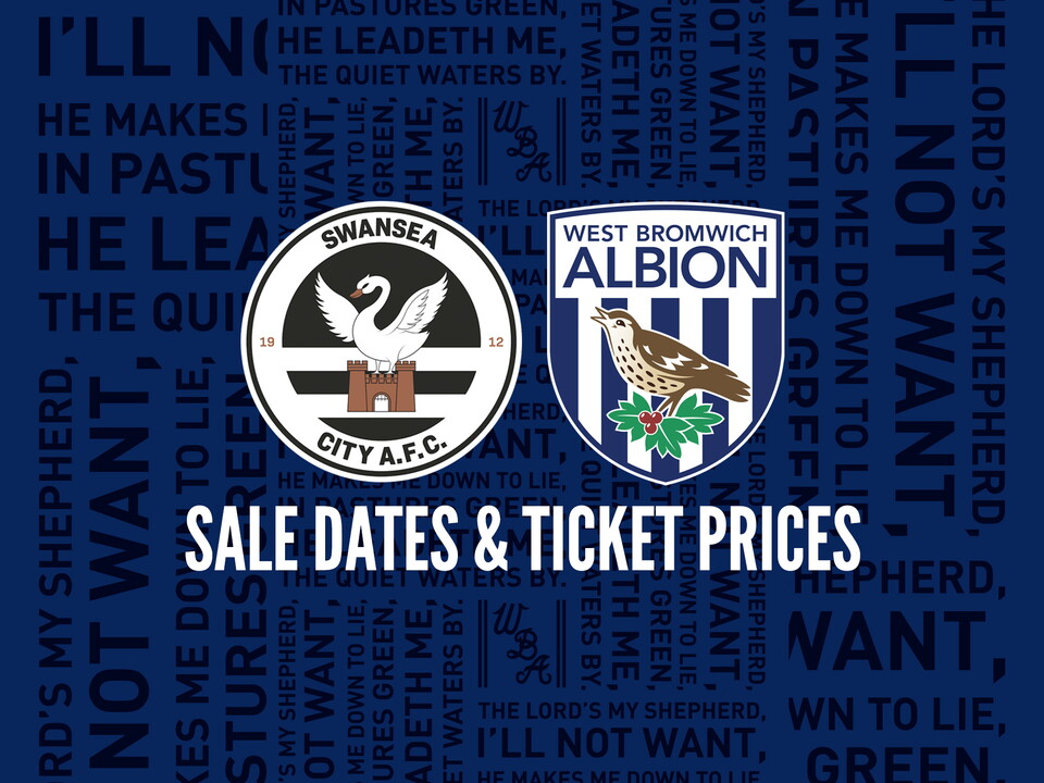 All of the latest ticket info for Albion's trip to Swansea