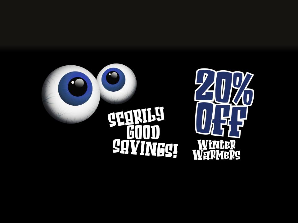 Scarily Good Savings!