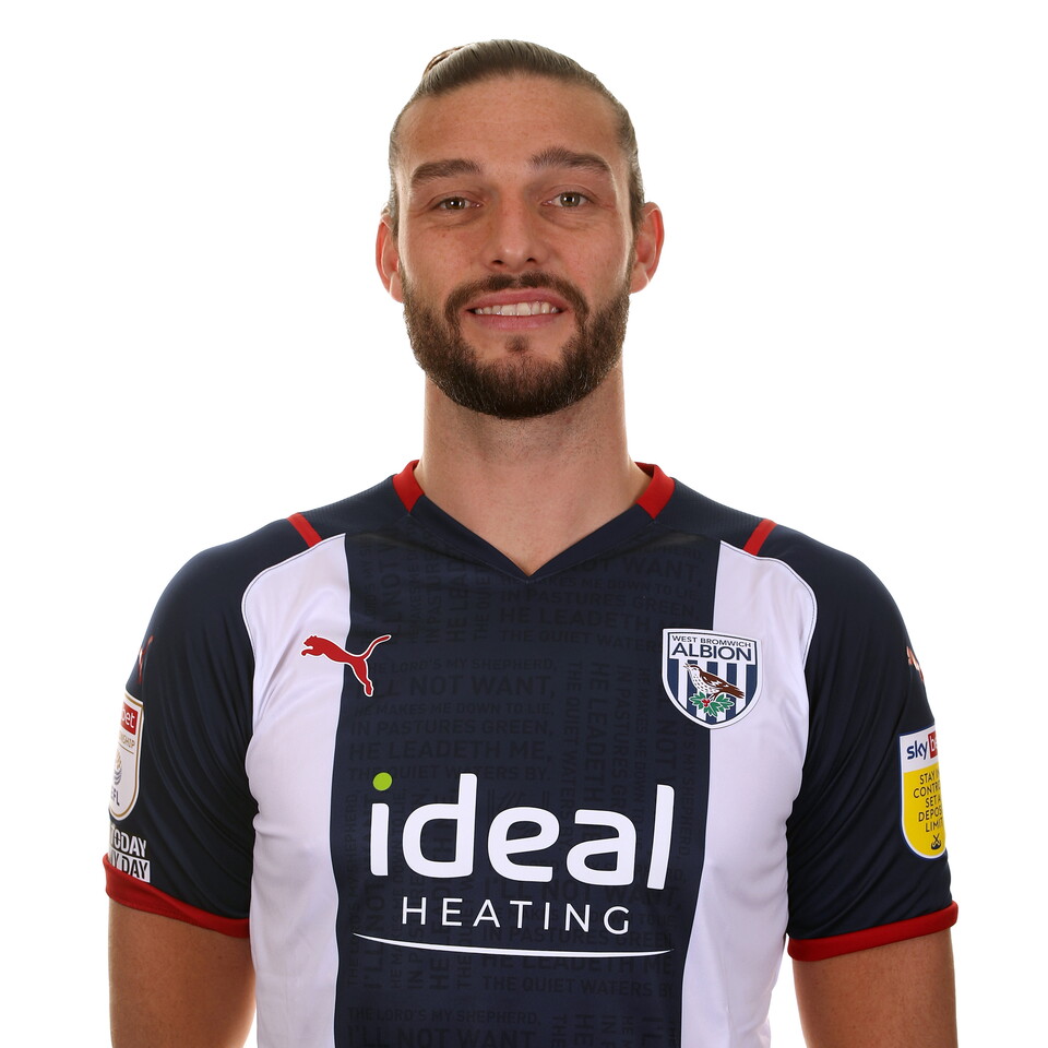 Albion striker Andy Carroll