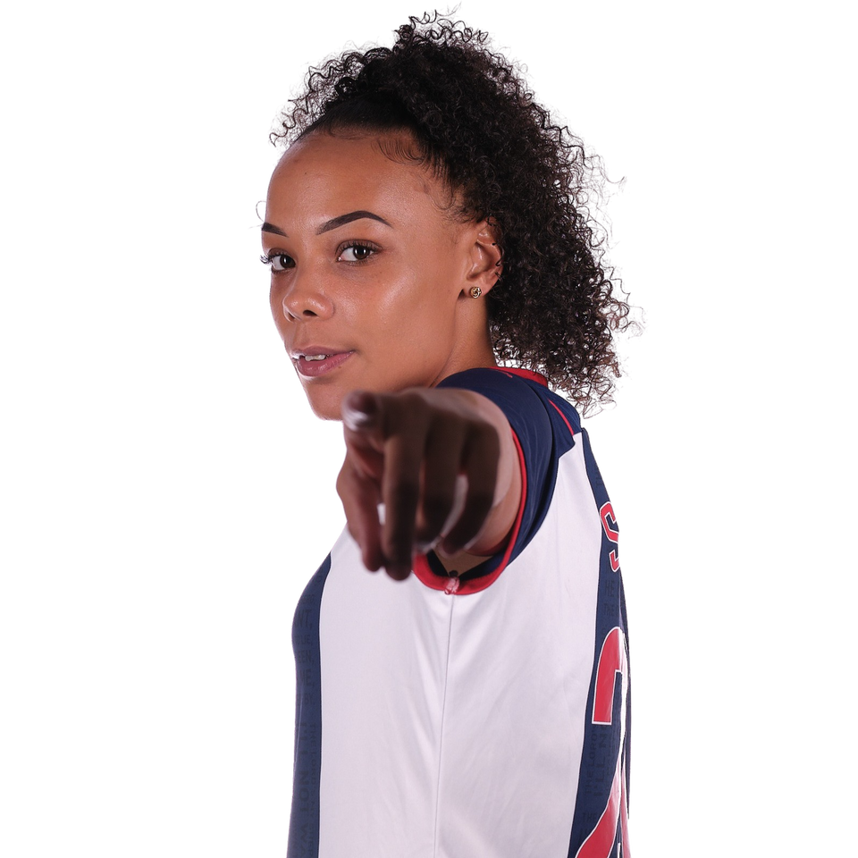 Albion Women midfielder Jannelle Straker